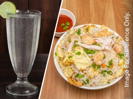 Mixed Fried Rice Lime Soda