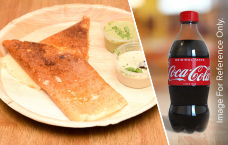 Sweet Corn Baby Corn Dosa Coke