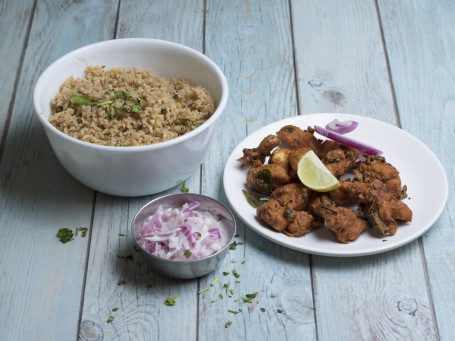 Plain Biryani Chilli Chicken