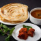 Parotta(3Nos) Chicken Chukka Varuval Chicken Gravy