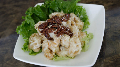 Honey Pecan Prawns