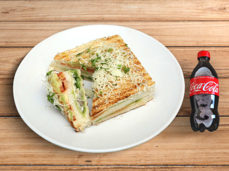 Veg Grilled Sandwich Coke (250Ml)