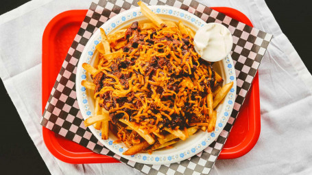 Frick'n Chick'n Chili Cheese Fries