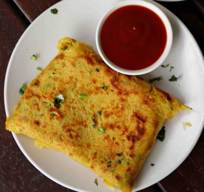 Schezwan Bread Omlet