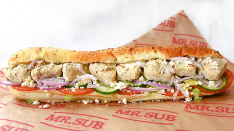 Large Chicken Souvlaki Sub Combo