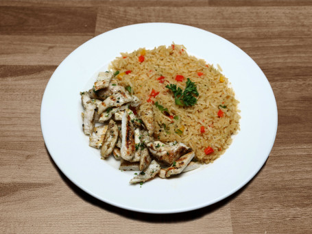 Brown Rice With Grilled Chicken