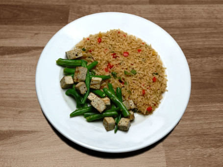 Brown Rice With Prawns