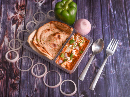 Kadai Paneer Baby Naan (1) Laccha Paratha (1).