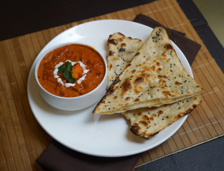 Paneer Butter Masala With 2 Pc Naan Raita