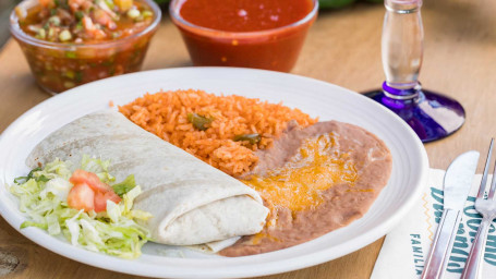 Shredded Beef, Rice Beans