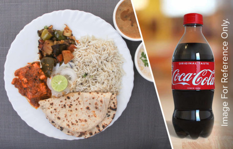 Special Veg Thali Coke 250 Ml Pet Bottle