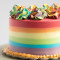 Rainbow Cake (Dark/White)