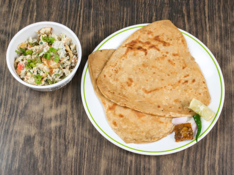 Egg Bhurji With 4 Paratha