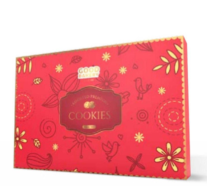 Assorted Premium Cookies Red Box 1 Kg