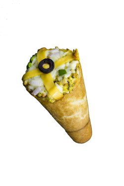 Special Veggie Pizza Cone