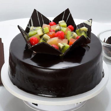 Exotic Fruit Chocolate Cake
