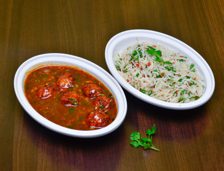 Veg Fried Rice Veg Manchurian Dry Gravy