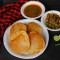 Poori Per Plate (3 Pcs) (Served With Aloo Sabzi, Matar Sabzi, Pickle And Salad)