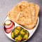 Plain Paratha With Dry Veg