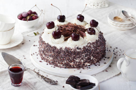 Black Forest Eggless Cake Normal