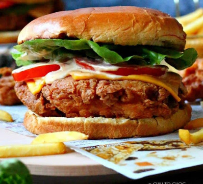 Zinger Chicken Surprise Burger