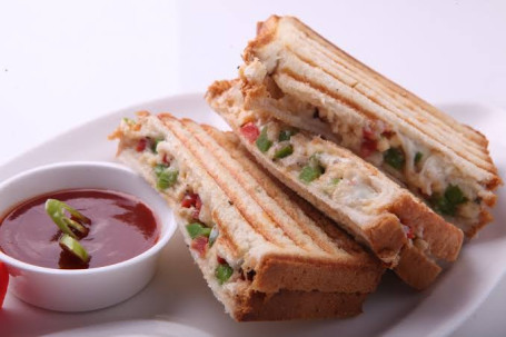 Grilled Veg Cheese Sandwich (2 Pcs)