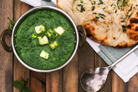 Palak Paneer (300 Ml) Choice Of Indian Bread