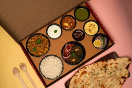 Dal Fry Shahi Paneer Thali