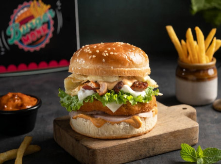 Burger Monk Chicken Special Burger