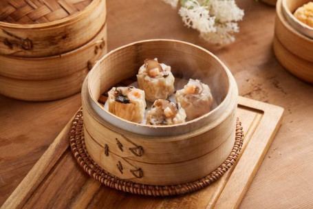 gū gū xiā shāo mài Pork Dumplings with Mushroom and Shrimp