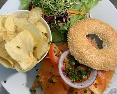 Salmon Bagel V