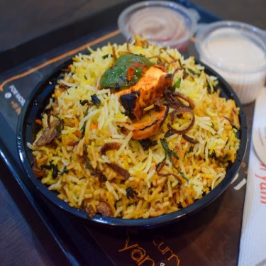 Handi Paneer Tikka Biryani+Kesariya Sewai