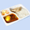 Egg Curry Rice Tawa Roti Salad