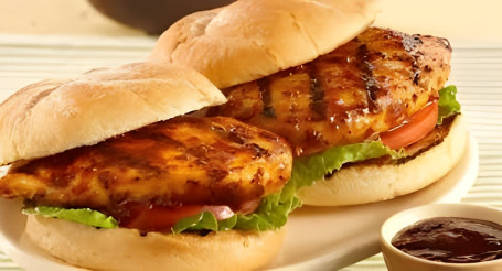 Chicken Barbecue Grilled Burger (1Pc)