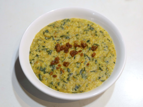 Garlic Spinach Khichdi