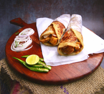 Chicken Boti Kabab Paratha Roll