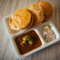 Poori (4 Pc) Aloo Bhaji Aachar Boondi