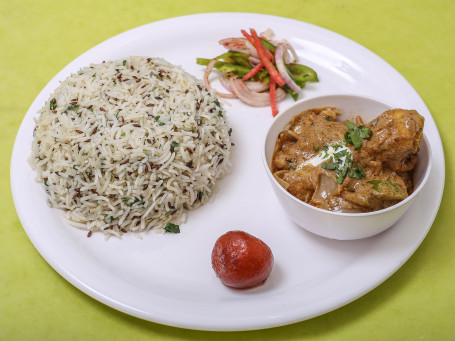 Kadhai Chicken Jeera Rice Sweet Salad