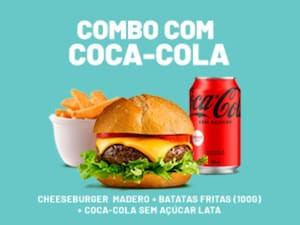 Combo Promocional Madero Coca Cola Sem Açúcar