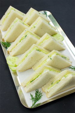 British Garden Fresh Cucumber Sandwich [10 Double Layered Slices]