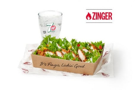 Salada Zinger Box Com Uma Bebida