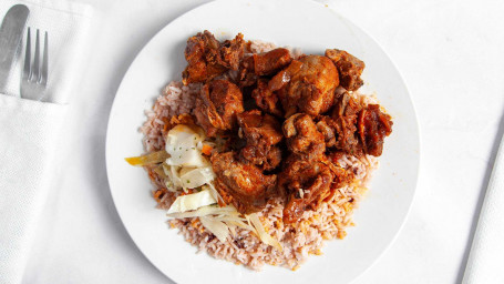 Brown Stewed Chicken Meal