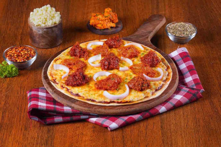 Frango Tikka Kheema Pizza (Massa Fina)