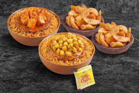 Super Saver Chole Paneer Rice Bowl Meal (Extra Savings)