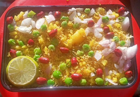 Poha With Mater And Peanuts(500 Ml Box)