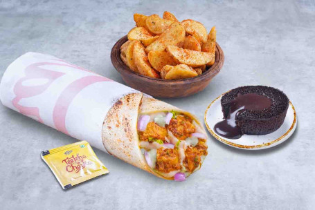 Big Saver Chicken Bhuna Wrap Combo (Extra Savings)