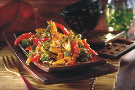 Stir Fried Vegetables In Konji Sauce