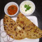Butter Aloo Paratha With Dal Makhani [100 Grams] And Curd [100 Grams]