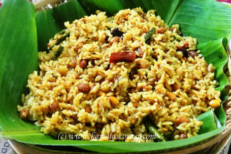 Tamarind Rice (puliodarai)