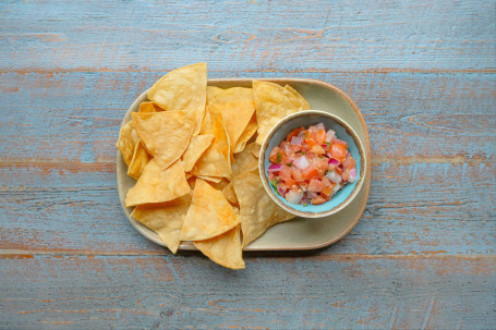 House Tortilla Chips And Homemade Dips